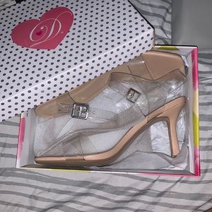 mydeliciousshoes nude heels size 10!